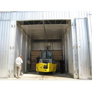 China Waterproof Timber Drying Kiln Kits Corrosion Resistance With Lift Sliding Door on sale