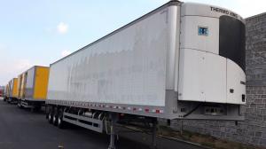 13m 40 Ft Refrigerated Trailer , Air Suspension Refrigerated Enclosed Trailer