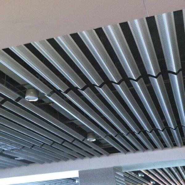 Quality Customizable V Screen Suspended Aluminium Ceiling Sound Absorption for sale