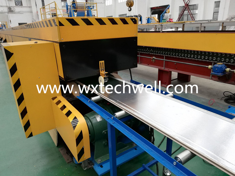 Embossed Brick Pattern Exterior Decorative Metal Wall Cladding Panel Production Line