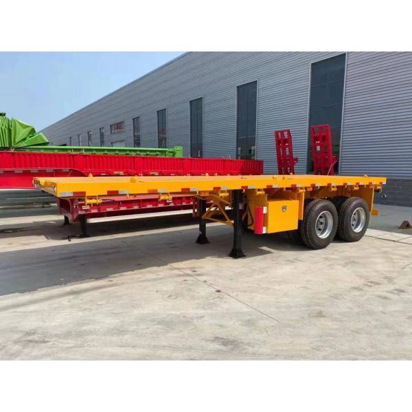 Reliable Tri-Axle Container Flatbed Semi-Trailers for Long-Distance Hauling