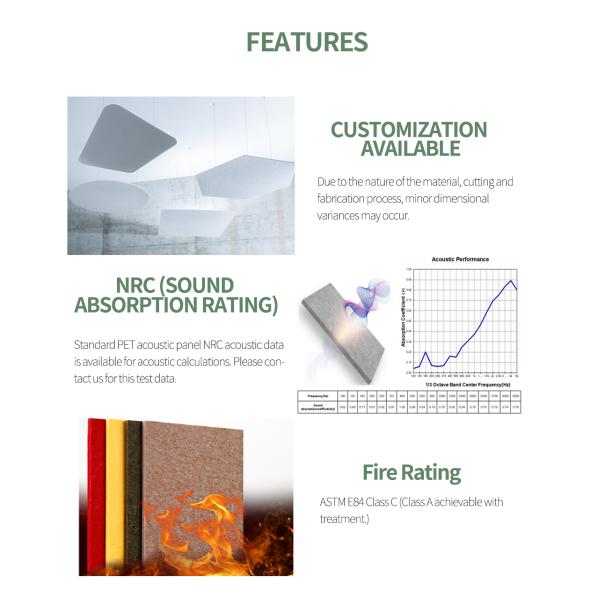 3700G/M2 Density Acoustic Ceiling Cloud Heat Insulation And Dustproof