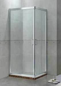 Buy cheap Corner Square 6 / 8 MM Tempered Glass Shower Enclosures Aluminum Alloy CE Certification product