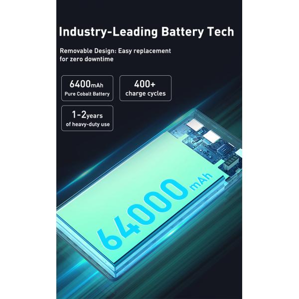 Hanbu 8 Inch Android POS Terminal with 6400mAh Battery and 2D Barcode Scanner