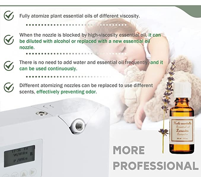 100-240V Portable Fragrance Diffuser Wall Plug Aromatherapy Diffuser 130ml