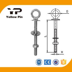 Buy cheap Eye bolt with Nut and Washer AISI316, with welded head, with Flat Head, with Nut and Whasher, with Wide Opening Eye product