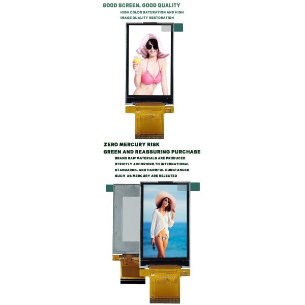 3.0 Inch Sunlight Readable Semi Transparent Semi Reflective TFT LCD With 240 * 400 Resolution And Multiple Interfaces