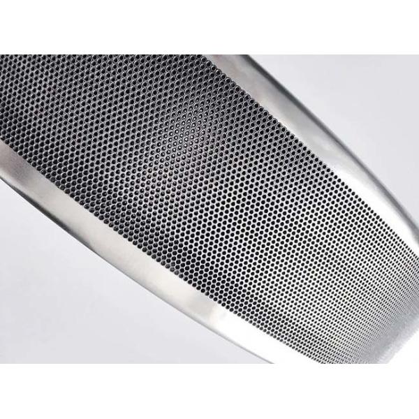Micro Hole Perforated Metal Made by CNC Punching Machine High Speed, Fine Precision and Small Holes