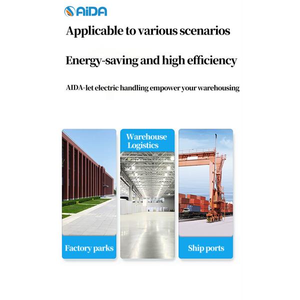 Factory Price Electric Walkie Stacker Truck Semi Electric Pallet Lift Stacker Forklift