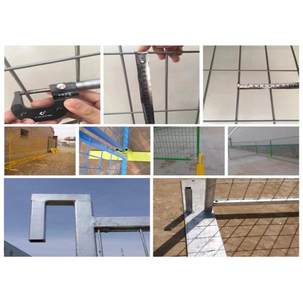 6ft X 8ft Standard Size Rental Rapid Mesh Temporary Fencing Portable PVC Coated