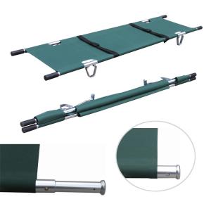 First Aid 2140mm Folding Medical Stretcher , Portable Folding Stretcher
