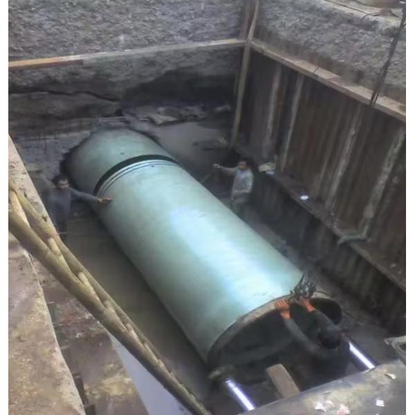 Pipeline Sewage Frp Fiberglass Reinforce Water Pipelines Jacking Pipe For Underground Pipeline For Sunken