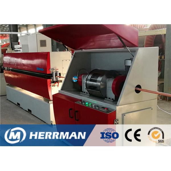 Metallic Pipe Corrugated Pipe Line , HV Corrugated Pipe Machine For Fire Retardant Cable