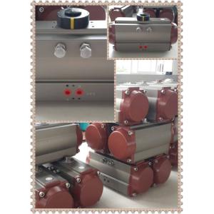 pneumatic rotary actuator control for butterfly valves