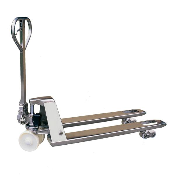 Hand Operated 188MM 3000kg Ce Stainless Steel Pallet Jack Truck