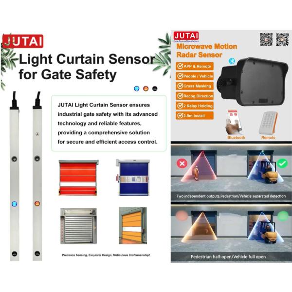 30ms Quick Response IP67 Waterproof Safety Light Curtain For Industrial High Speed Doors