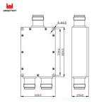 Greetwin 50W IP65 Microwave RF Power Splitter 600~6000MHz