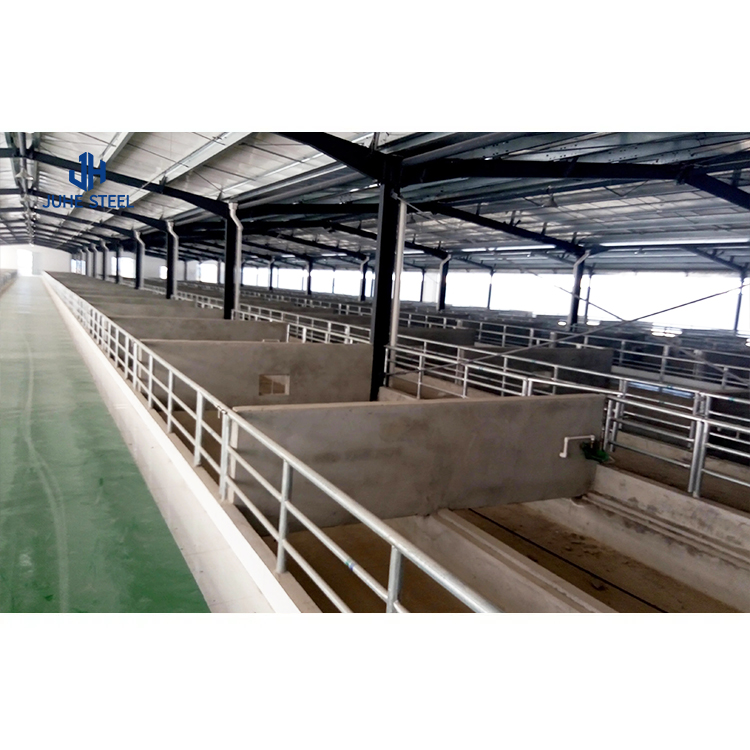 Sliding Door Goat Sheep Steel Structure Farmhouse for Wind Load 200 Km/h and Livestock