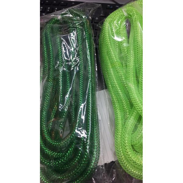 Colors Round Braided Cable Mesh Sleeve 16mm Woven Expandable For Led Light