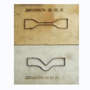Buy cheap JIS Antiwear Rubber Testing Machine Laser Cutter 0.7mm Thickness product