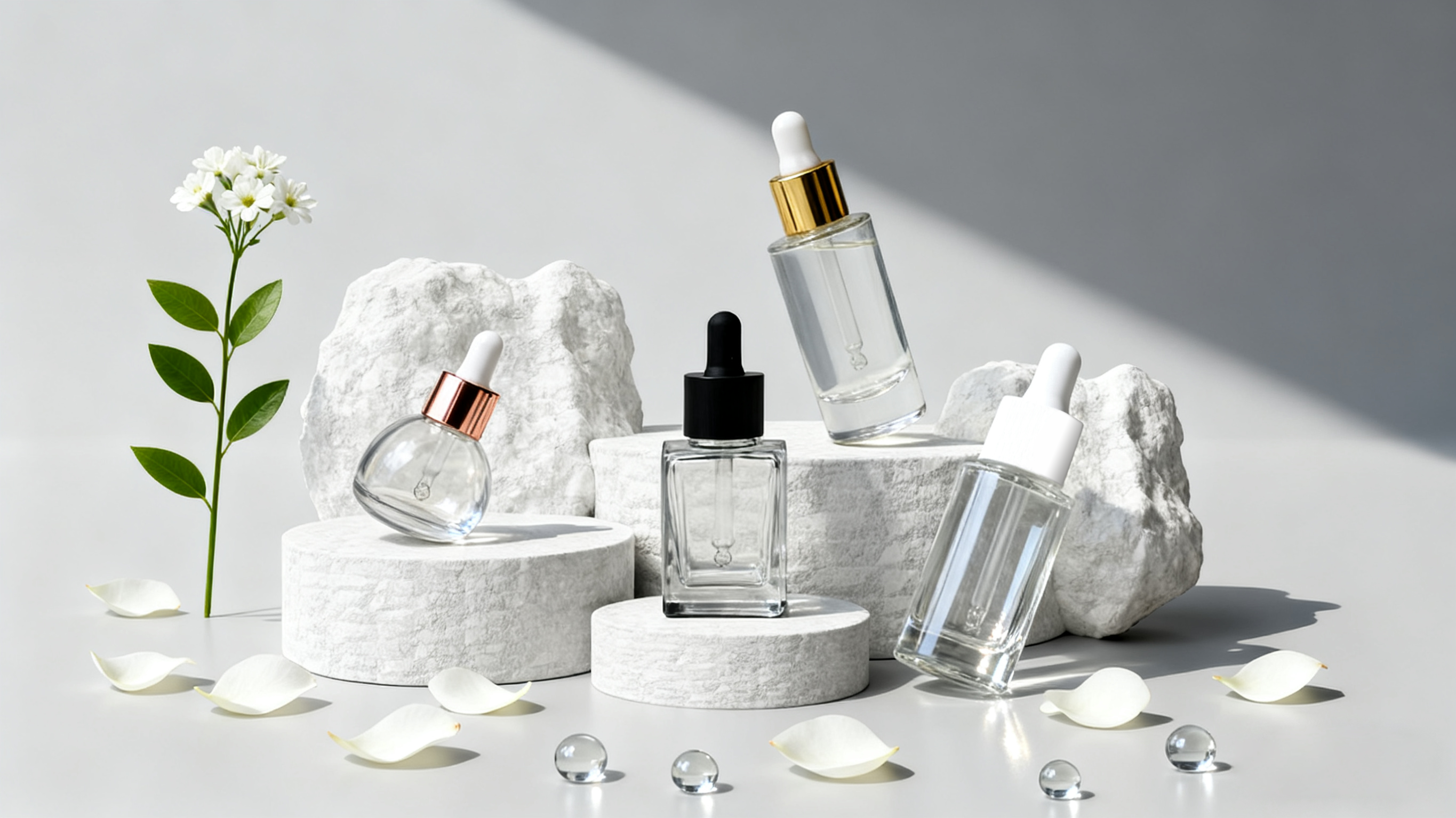 Customized 15ml/30ML/50ML Dropper Bottle with Logo Printing for Essential Oils and Perfumes