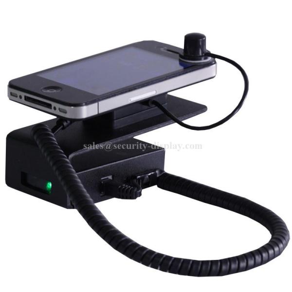 Alarm And Charging Wall Mounted Cellphone Security Display Holder