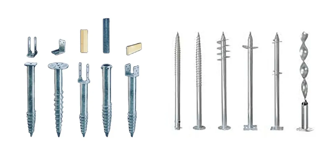 Hot Dipped Galvanized Earth Screw Ground Helical Screw Pile for Solar Mount