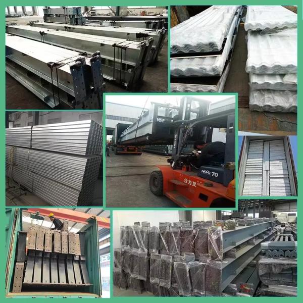 Prefabricated Steel Structure Buildings Q235B Q345B Steel Frame Storage Buildings