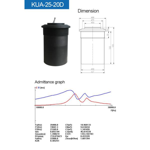 Agricultural Waterproof Ultrasonic Sensor or Ultrasonic Level Sensor with protection IP68