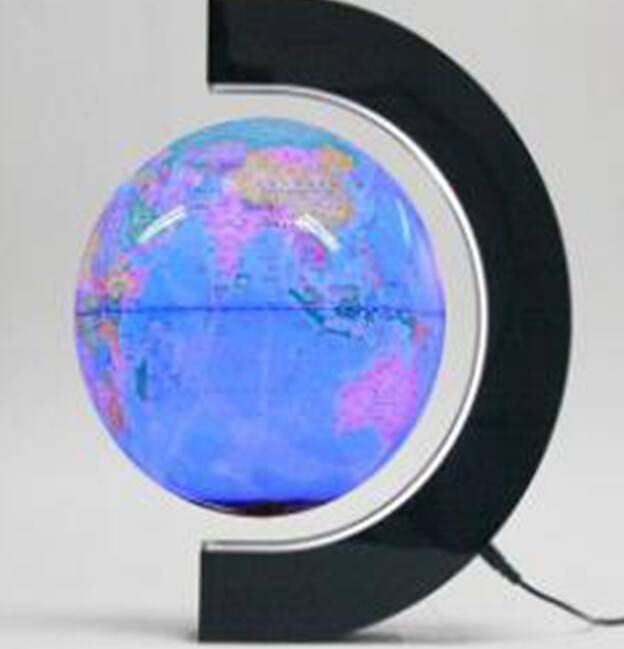 Buy cheap wooden base magnetic floating pop globe 8 inch ball lighting product