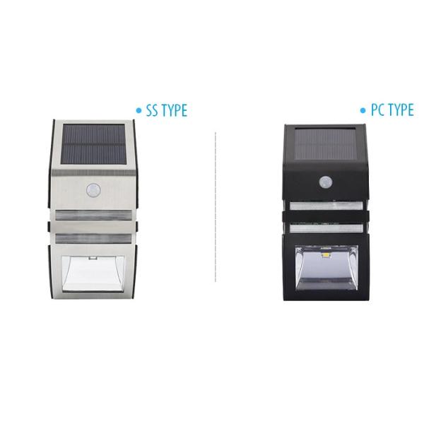 Human Sensor Motion Induction Solar Panel Wall Light