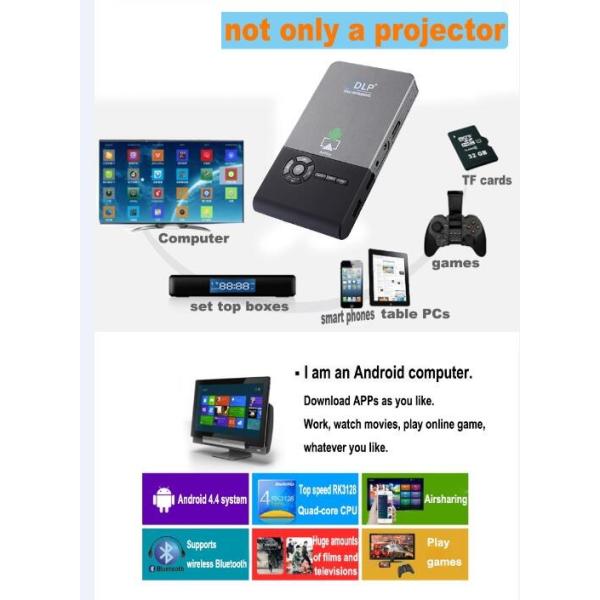 Portable Wireless Projector