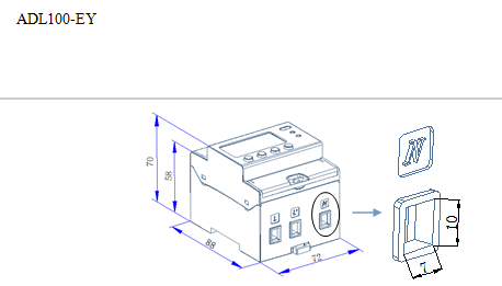 Acrel DDSY1352-NK Single-phase Prepaid&Postpaid Meter Din Rail Dual Tarrif Prepaid Meter Software LCD Display With 485