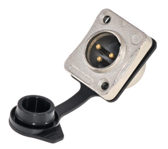 Powerful Outdoor Waterproof 3 Pin XLR Connector Male Female Plug Socket for Audio Video