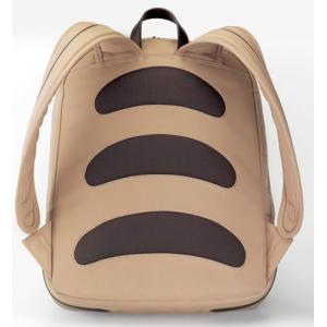 Zippered Computer Backpack Fully Padded Back Leather Laptop Bag