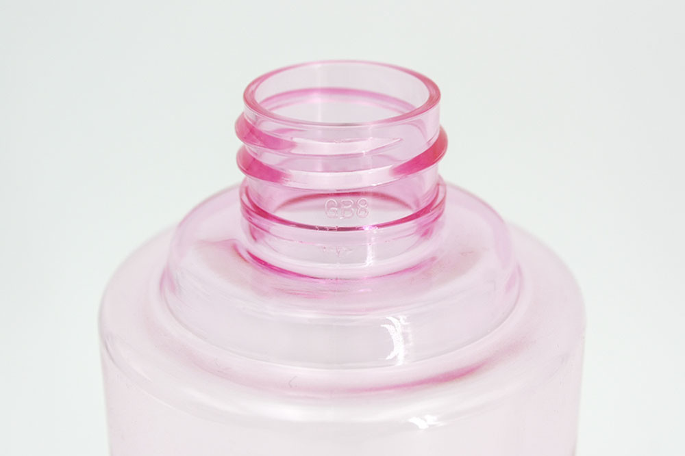 Round 28mm Pink 180ml Plastic Liquor Bottles