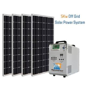 Buy cheap ISO 5000Watt DIY Home Solar System Kit 6 Inputs product