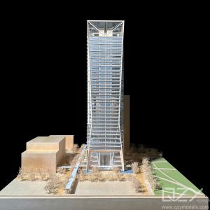 Buy cheap Scale Office Miniature Building Models Aedas 1:200 Etching OEM product