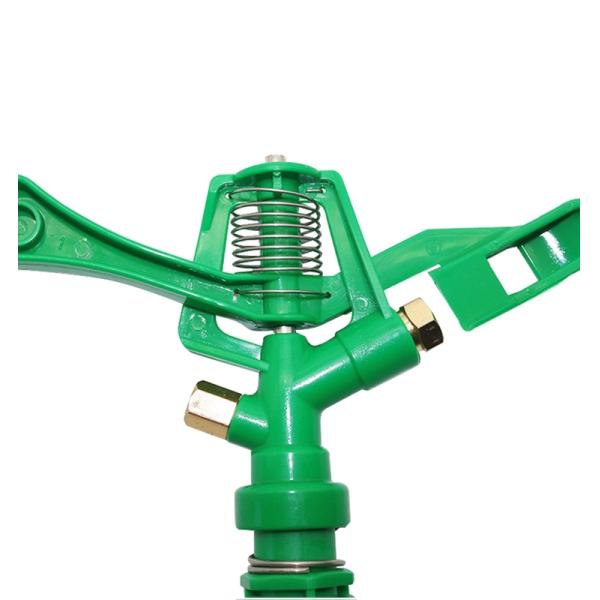 3/4'' Full Circle Plastic Impact Irrigation Water Sprinkler With Brass Thread