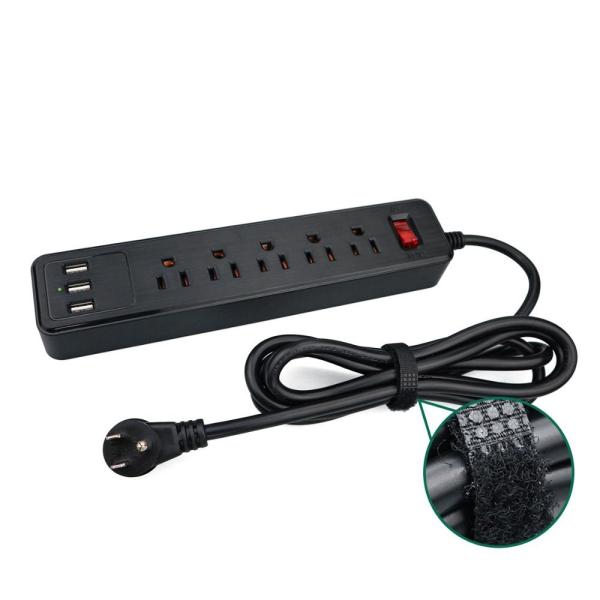 USB C Smart Charger Lightning Protection Plug , Surge Protector Power Strip 10KA