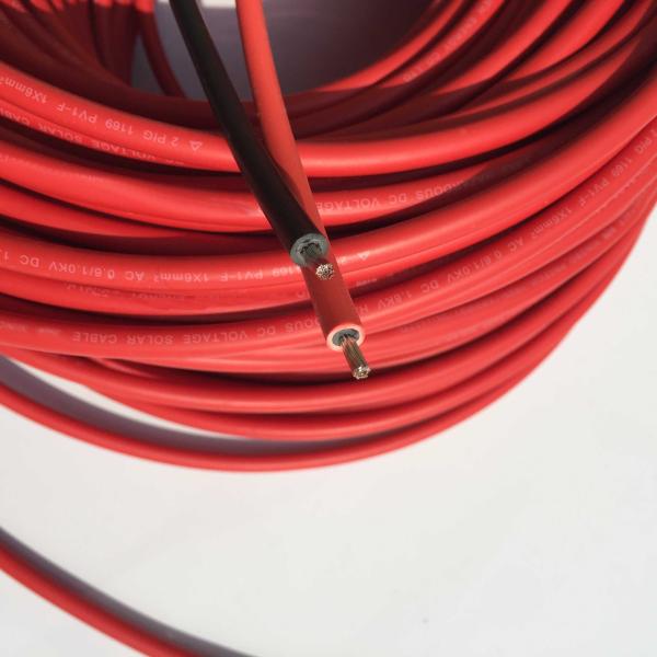 XLPE Insulated 6mm2 Single Core Cable 84/0.28mm With CE TUV Certification