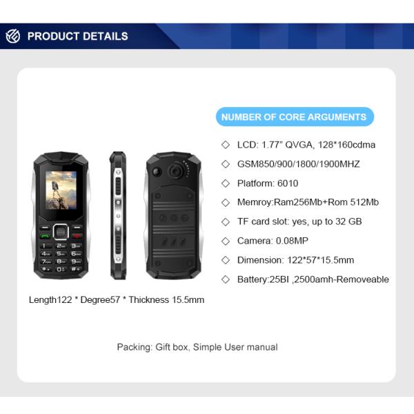 K26 Big Keypad Button Phone CDMA Cellular TF Card For Elderly