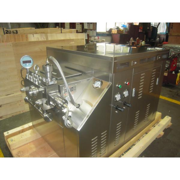 Buy cheap Mechanical Process Milk Homogenization , Liquid Homogenizer Automatic Cleaning product