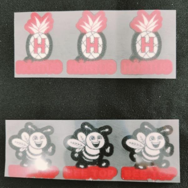 3D Printed Custom Flock Heat Transfers Soft Iron On Heat Transfer Stickers