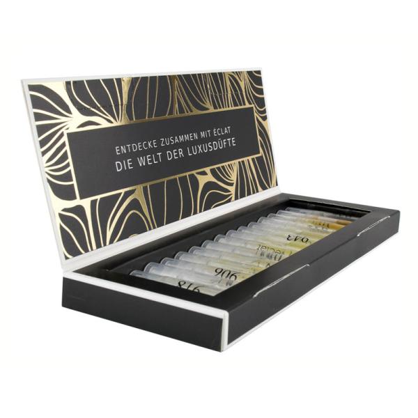 Luxury Paper Cosmetic Packaging Boxes 2ml 5ml Perfume Gift Box Set