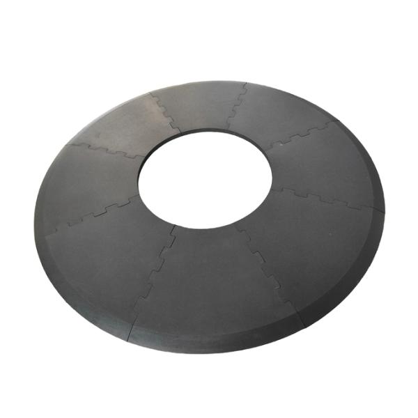 Grid Gym Mat Interlocking Design Anti Fatigue Anti slip Resilient Gym Flooring