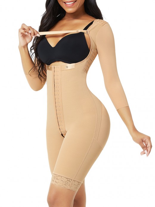 HEXIN Design Fat Tummy Trimmer Compression Body Shaper for Women Customized Labels