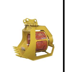Buy cheap 5-120T Excavator Rotary Screening Bucket Capacity 1.1m3 product