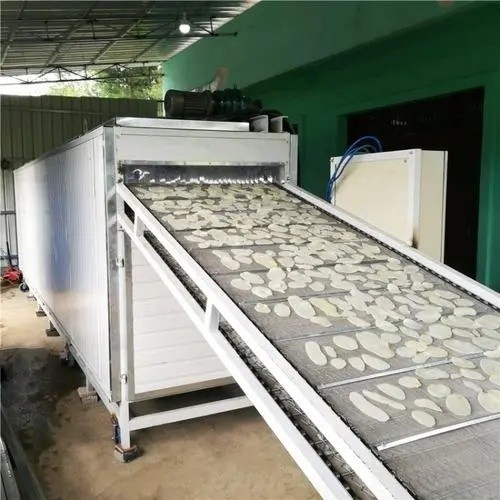 Compact Belt Dehydrator Cassava Drying Machine For Ginger Food Vegetable