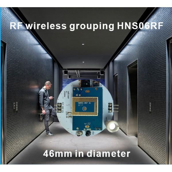 Small Size Wireless Motion Sensor RF Grouping Easy Operation For Industrial Lights